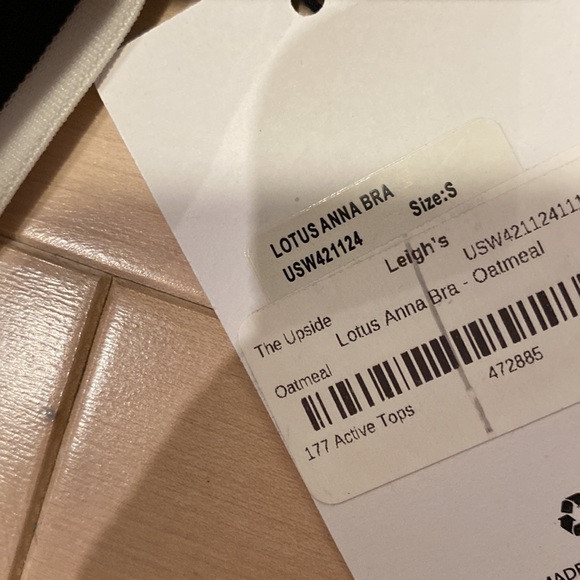 The upside lotus Anna oatmeal bra small - Picture 4 of 7